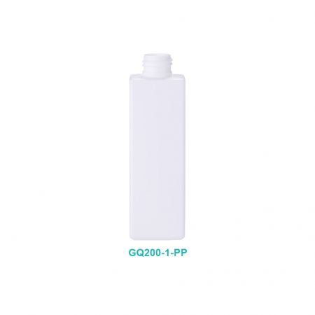 Bouteille carrée en PP de 200 ml